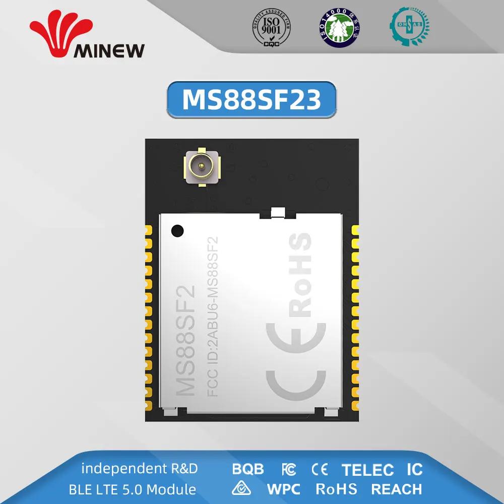 Minew nRF52833 модуль MS88SF2 соединитель UFL для внешней антенны