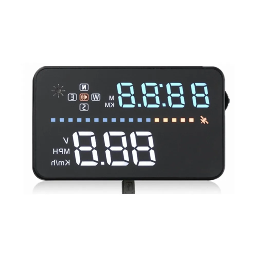 A3 3.5 inch HUD Head Up Display OBD2 EUOBD Windscreen Projector with GPS Speeding Warning Car Driving Distance | Автомобили и