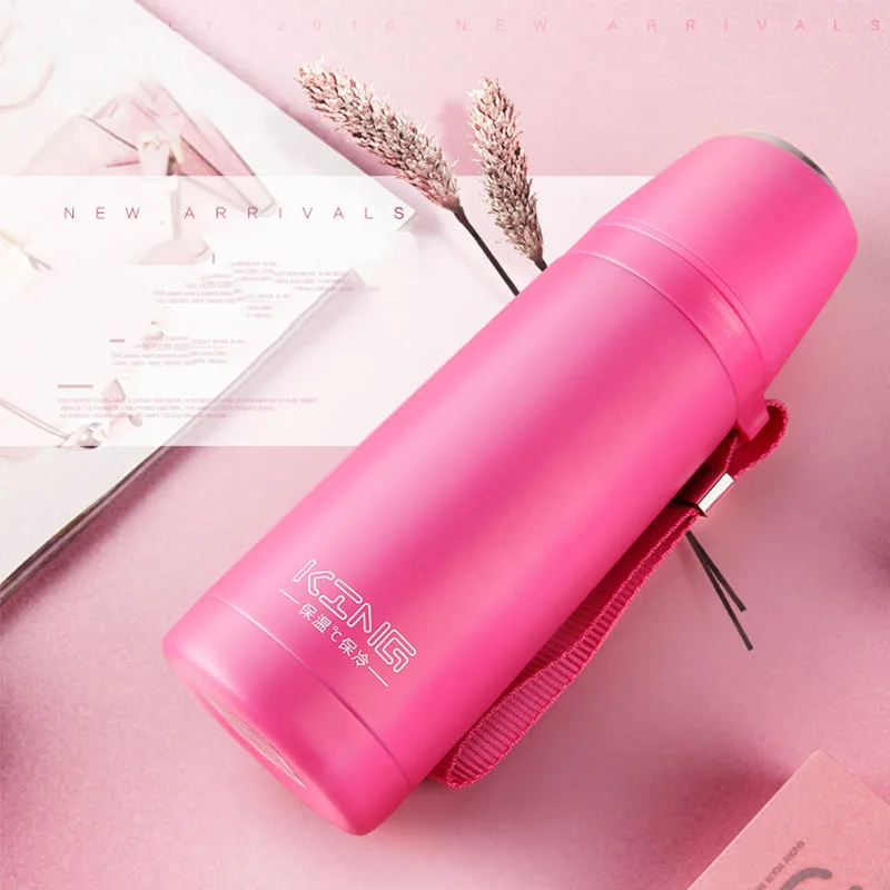 

350/460ml Double Wall Stainless Steel Vacuum Flask Portable Insulated Tumbler Cup Cola Coffee Thermos Bottle