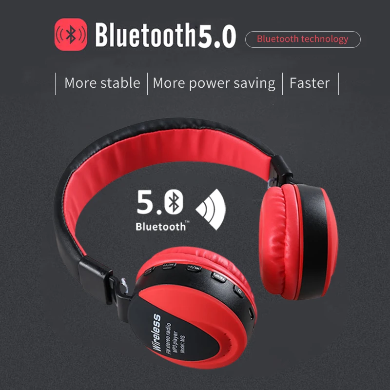 VOXLINK Wireless Headphones Bluetooth Headset Foldable Stereo Headphone Gaming Earphones With Microphone For PC Mobile phone Mp3