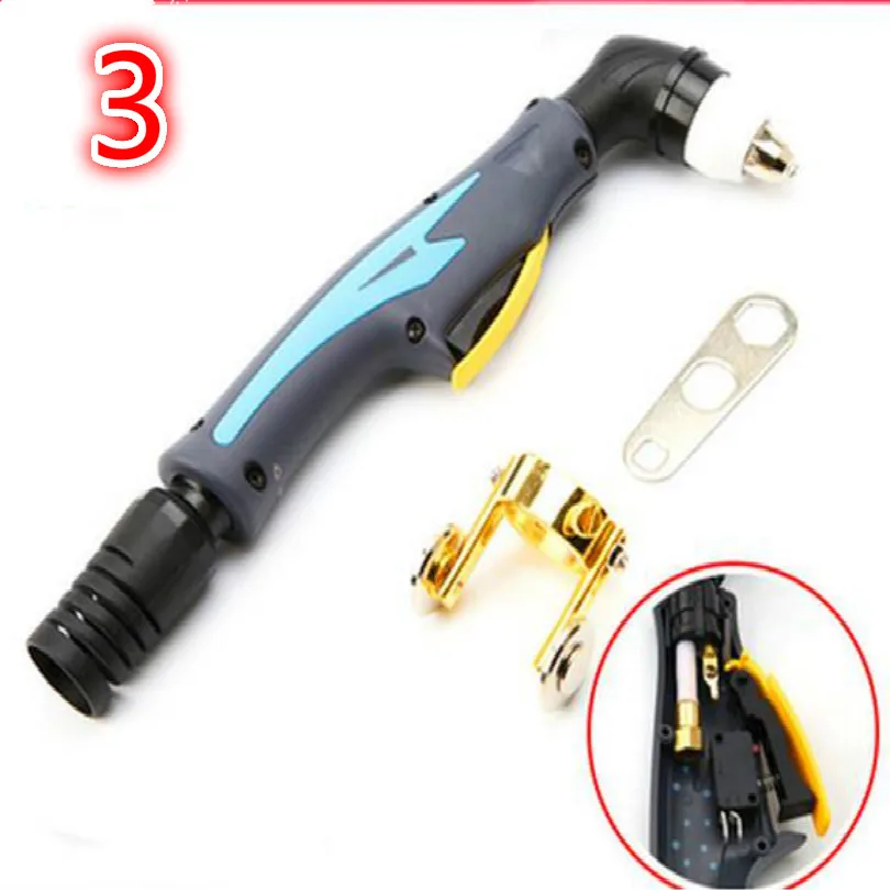 LGK-100/120 P80 plasma torch accessories plasma cutter torch plasma machine torch gun bent Straight shank Extension rod 5style