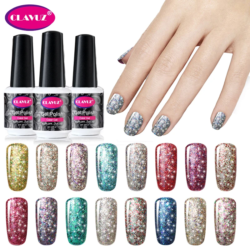 Цветной Гель лак для ногтей CLAVUZ 8 мл|Гель ногтей| |