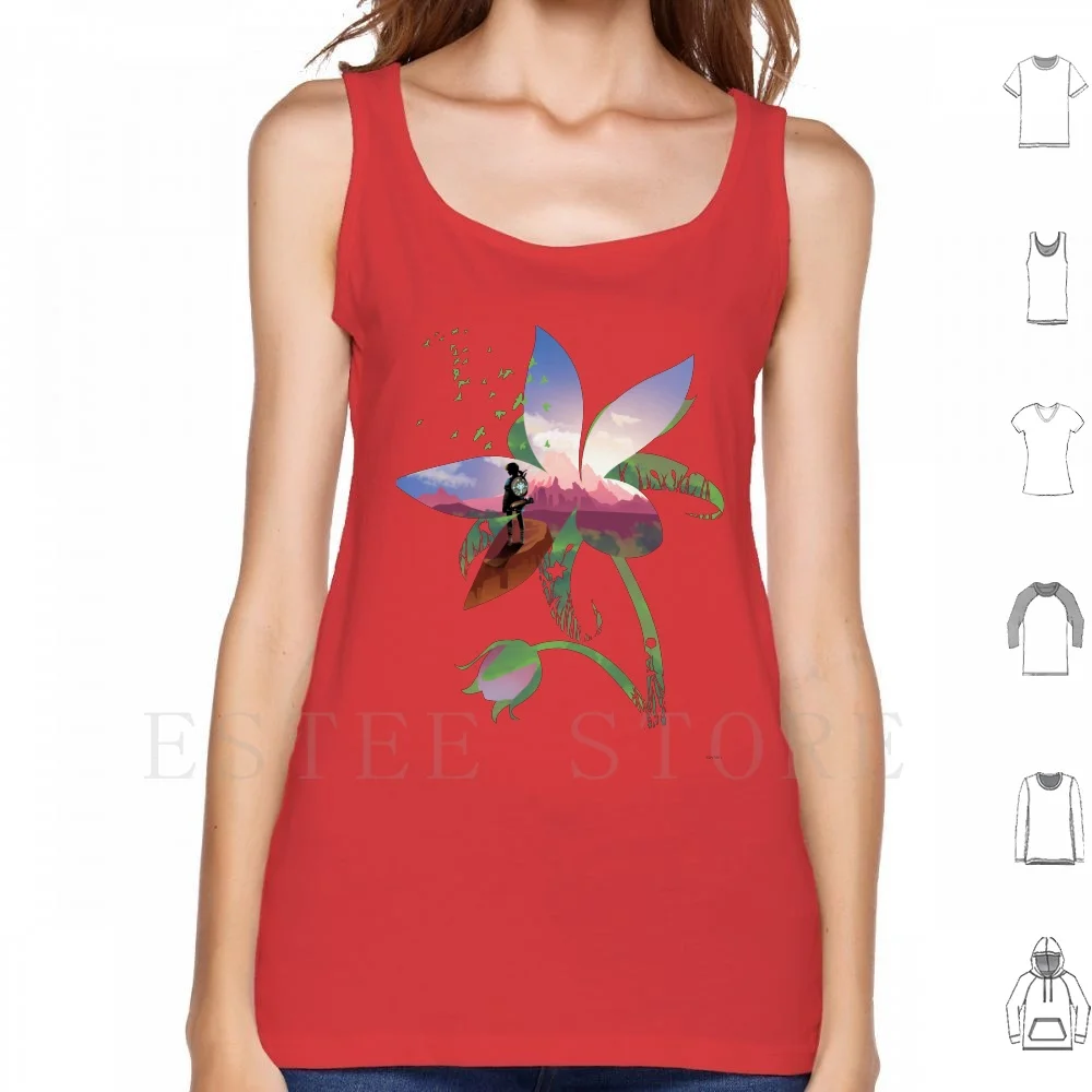 Canottiere Di Fiori Selvatici Gilet Di Cotone Legend Of Link Flower Ocarina Breath Of The Wild Ganon Wild Twilight Princess