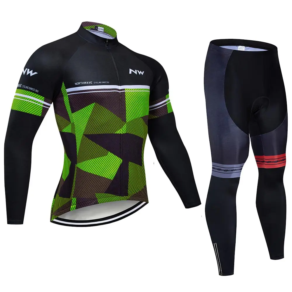 Велосипедная майка Pro Team NW Ropa Ciclismo Hombre Triathlon, комплект для велоспорта MTB, одежда для велоспорта Northwave, комплект для велоспорта с нагрудником и штанами - Цвет: 12