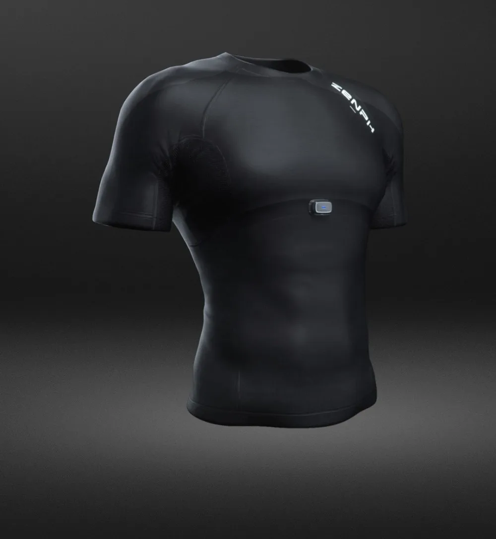 Xiaomi ZENPH Мужская умная спортивная одежда мониторинг в реальном времени высокая эластичность быстросохнущая летняя спортивная футболка для бега с коротким рукавом
