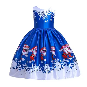 

Kids Children Girls Cartoon Princess Dress Pageant Gown Christmas Birthday Party Wedding Dress Colorful Clothes For Girls Gifts
