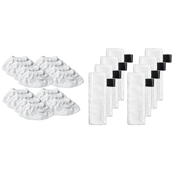 

Top Sale 15Pcs 22x10cm Steam Cleaner Parts & 8PCS 34.5 x 12cm Floor Cloth Brush Head Cover