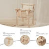 Baby Swing Canvas Children Wooden Hanging Chair Outdoor Nursery Toys Children Tassel Rocking Chair 4