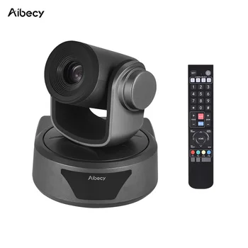 

Aibecy Video Conference Camera 3X Optional Zoom Cam Webcam Full HD 1080P Support 95 Degree Wide Viewing Auto USB Remote Control