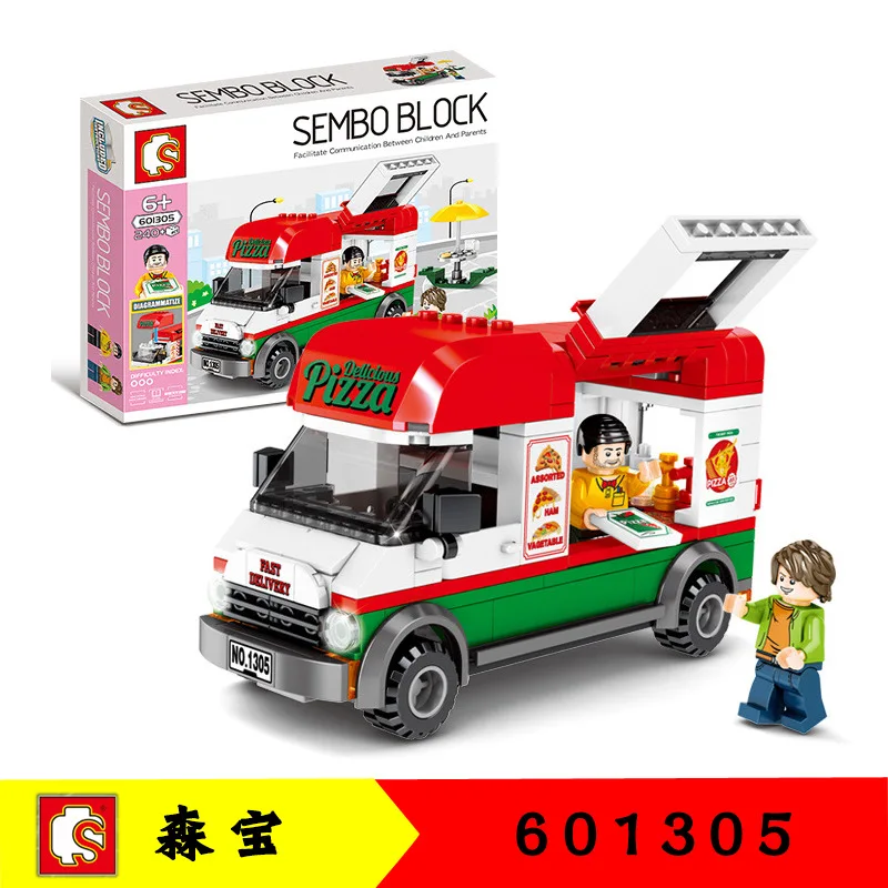 

Blocks vehicle model Building Bricks Icecream brinquedos Car Children Toys Kids juguetes Boy Gifts for Christmas 601305