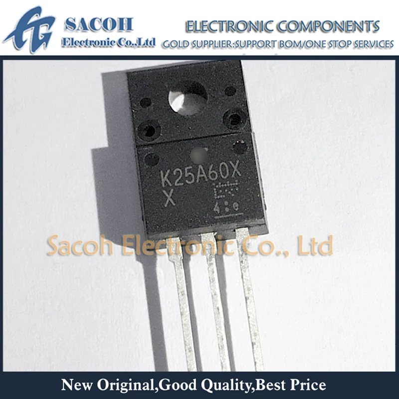 10 шт./лот TK25A60X K25A60X или TK25A60X5 K25A60X5 TK25A60 25A60 TO-220F 25A 600V N-Channel MOSFET |