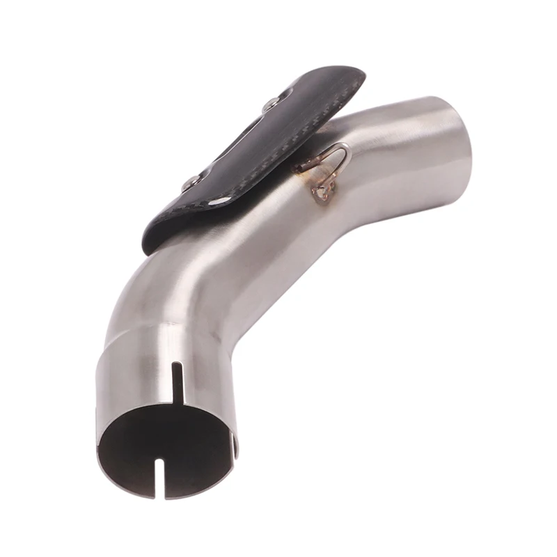 For Duke KTM 390 Adventure Husqvarna401 Motorcycle Exhaust Middle Link Pipe Escape Moto 51mm Muffler Carbon Fiber Heat Shield - Image 6