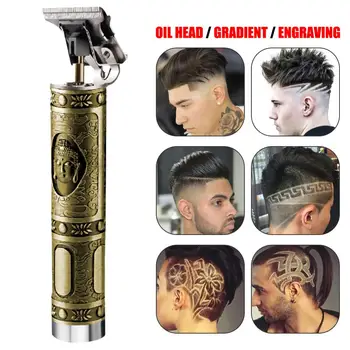 

Hot Sale 2020 Professional Hair Clippers Barber Haircut Sculpture Cutter Rechargeable Razor Trimmer Cordless Edge For Men