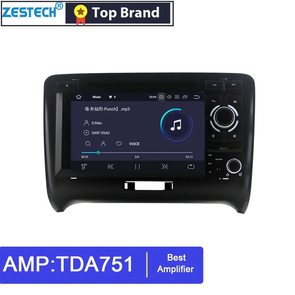 Android 9,0 lcd " gps Радио автомобильный dvd-плеер для Audi TT 2006-2013 Автомобильная головная установка gps навигация DVD мультимедиа DSP SWC wifi