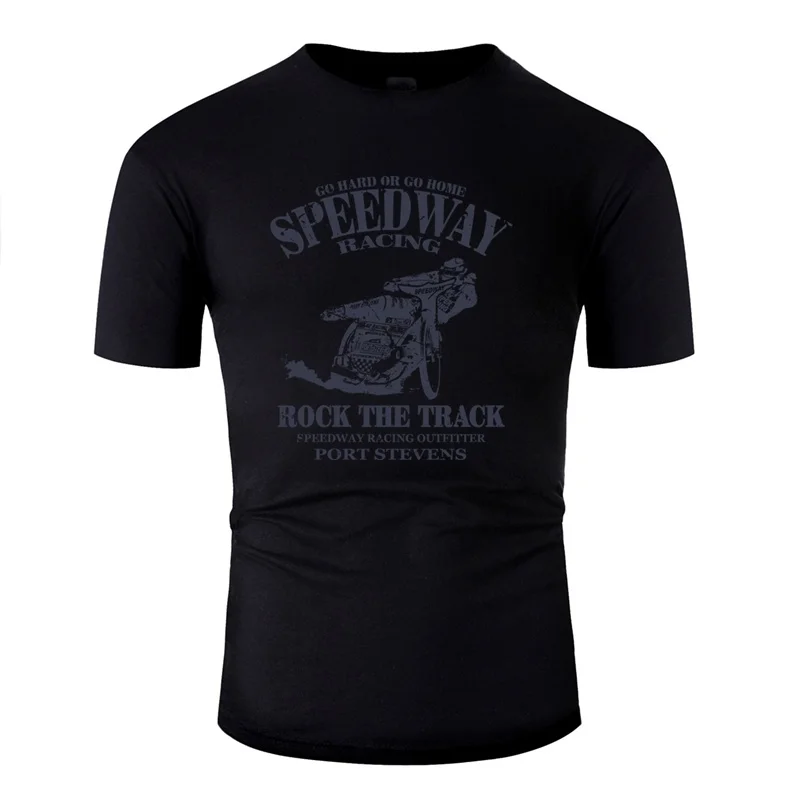 Мода Speedway Racing футболка для мужчин натуральный мальчик девочка футболки большой размер S-5xl