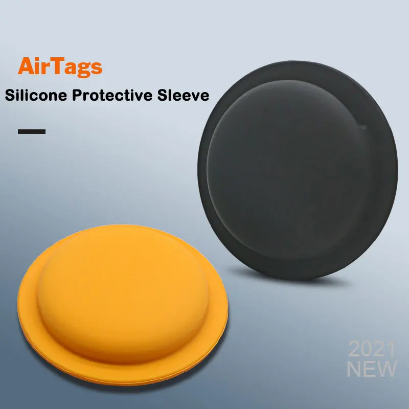 Airtags Tracker Silicone Case Anti-lost Protective Sleeve Back Adhesive Mount Soft Cover Protector Apple Airtags Accessories gps locator key finder anti lost tracker anti lose tracker item locator anti lost locator key chain locator