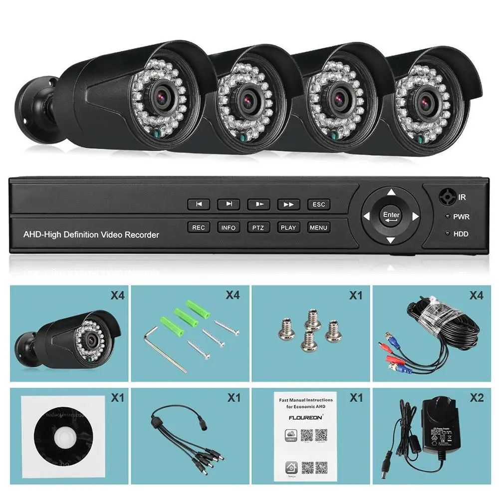 Комплект DVR поддерживает технологию P2P, CCTV DVR можно подключить через Интернет, удаленный сетевой монитор. 25