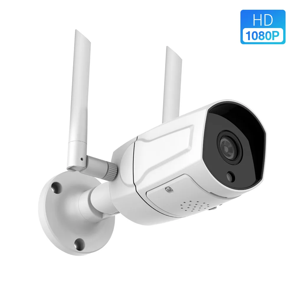WiFi наружная камера безопасности, 1080P красочная камера видеонаблюдения ночного видения, двухсторонняя аудио, обнаружение движения, IP68 водонепроницаемый+ 32G SD