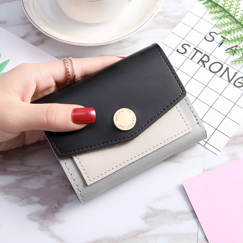 

New Women Retro PU Leather Hasp clutch wallet female Purse ladies Practical Coin Purse