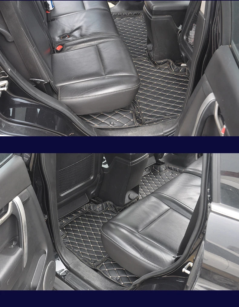 Волокна кожаные автомобильные коврики для chevrolet captiva 2007 2008 2009 2010 2011 2012 2013
