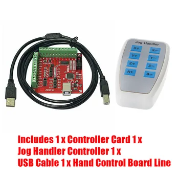 

2020 New High Quality CNC USB 4 Axis Mach3 100 Khz Motion Control Card Breakout Board 12-24V E3T2 Durable