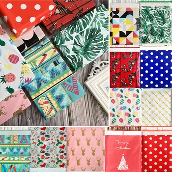 

Chrismas Storage Bags 10x10.24inch Printing Poly Mailer Christmas Deer Poly Mailer Self Seal Envelopes Shipping Courier Self new