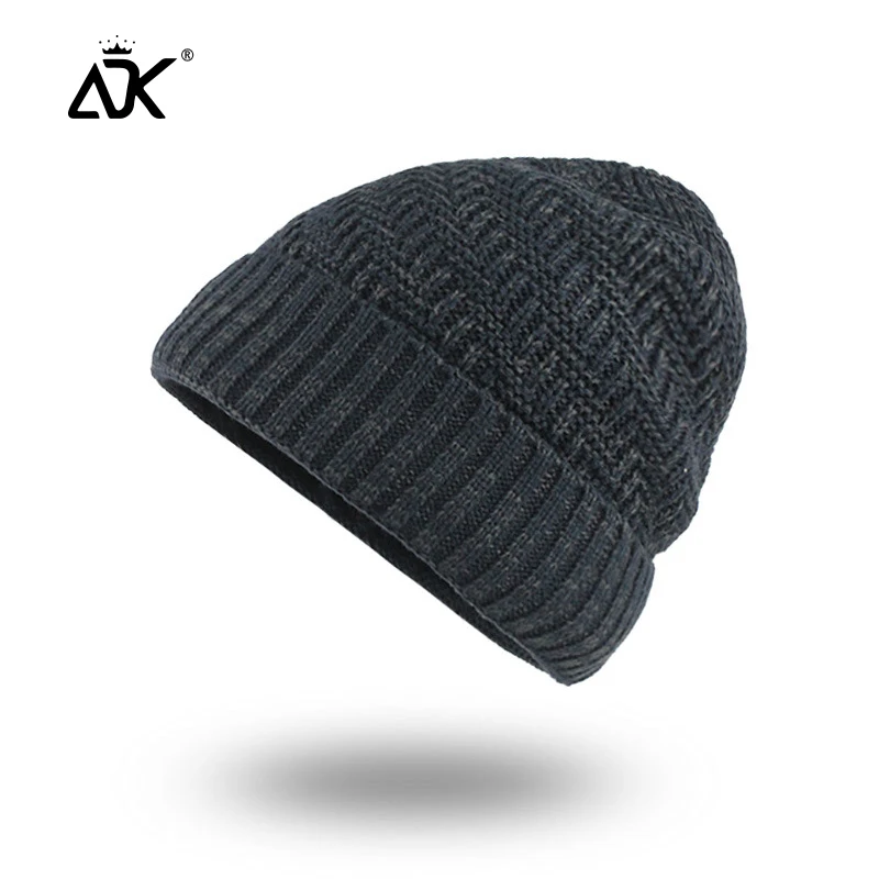 

Woman Hats For Winter Solid Color Winter Cap Warm Bonnet Outdoor Soft Cap Brimless Beanie Fisherman Cap Autumn Knitted Gorros