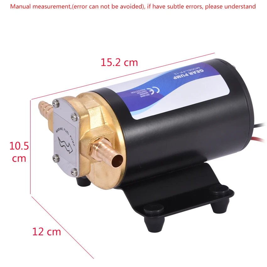 FP 12 12v DC шестеренчатый масляный насос миниатюрный самовсасывающий дизельный 168W /