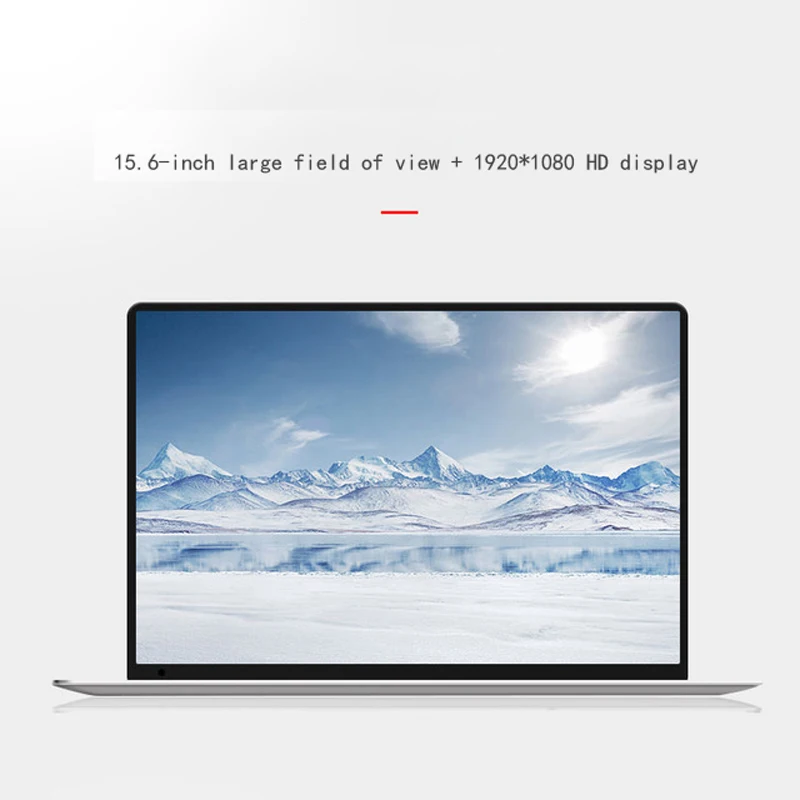 

Student Computer Office 15.6-inch laptop ultra-thin 4-core game online office mobile Windows10 computer Cheap