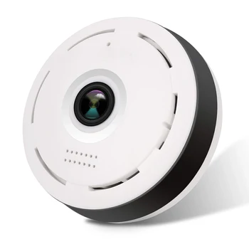 

HONTUSEC 360 Camera IP 1.3MP Fish Eye Panoramic 960P WIFI CCTV 3D VR Video IP Cam Micro SD Card Audio Remote Home Monitoring