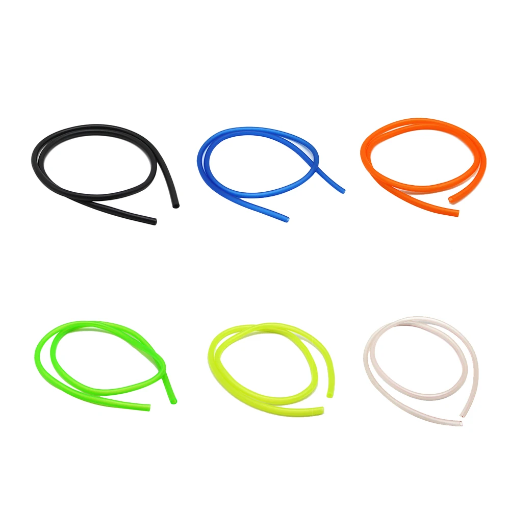 Colorful Motorcycle Carburetor Gas Oil Hose Motorcycle Oil Tube Fuel Line Petrol Tube Pipe 5pcs For Honda Suzuki KT Dirt Pit Bike ATV