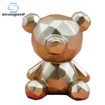 

Strongwell Bear Figurines Handmade Silicone Mini Bear Statue Abstract Sculpture For Home Decoration Accessories Birthday Gift