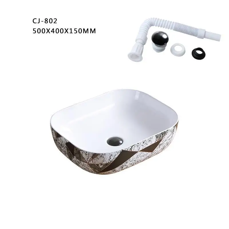 MODEL G Wastafel Bagno Vanity Black Wasbak Waschbecken Lavandino Lavabo Mano Bowl Para Fregadero De Pia Cuba Banheiro раковина для ванной комнаты - Color: MODEL G