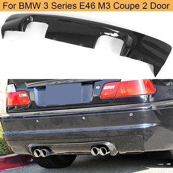 

Car Rear Bumper Diffuser Lip Spoiler for BMW 3 Series E46 M3 Coupe 2 Door 2002 - 2005 Carbon Fiber Car Rear Diffuser Lip Spoiler