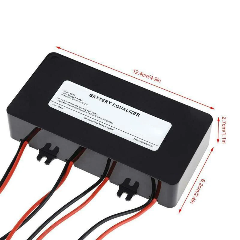 

Battery Equalizer HA02 For 48V Lead Acid Voltage Solar Balancer Charger System 4.9 * 2.4 * 1.1 Inches Battery Equalizer