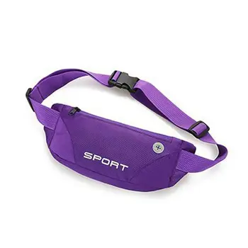 

Casual sports waist bag men's and women's universal fanny pack waterproof nylon running chest bag