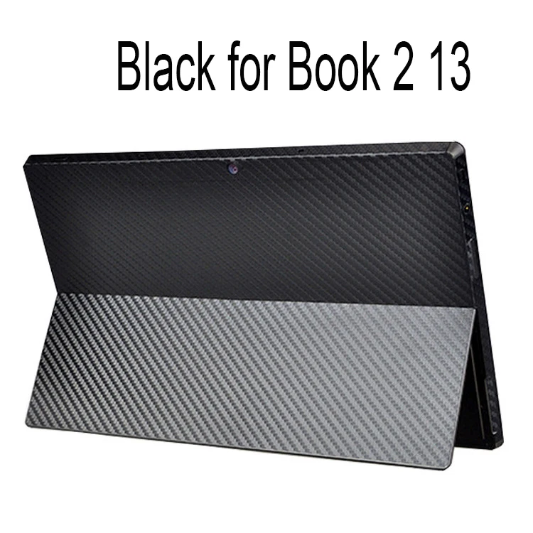Black for Book 2 13 Чехол для microsoft Surface Pro 1/Pro 2/RT 1/RT 2/Book/Book2/Laptop из углеродного волокна защитный чехол - Цвет: Black for Book 2 13