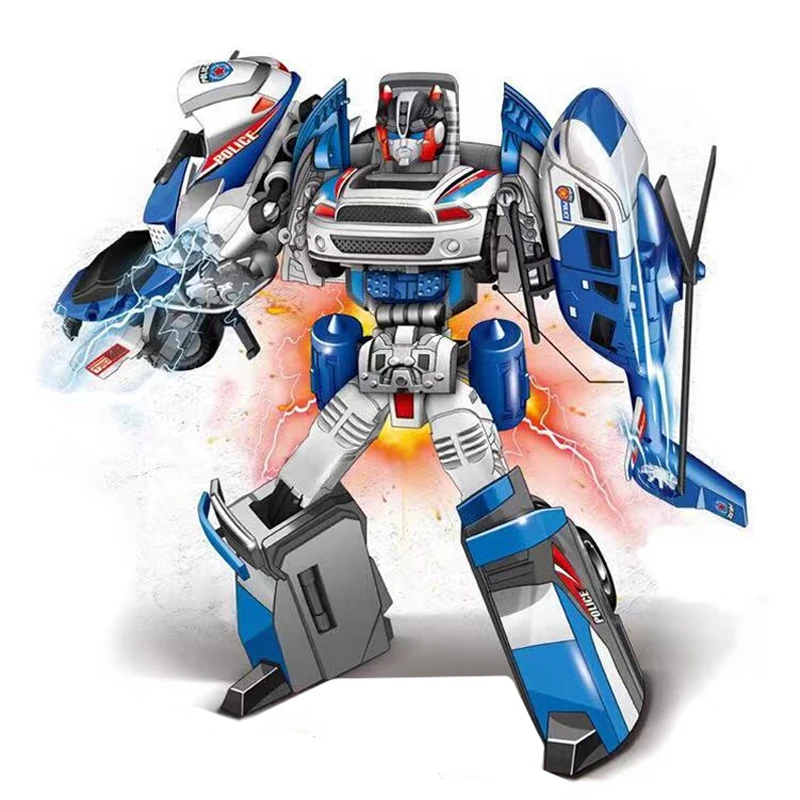 power rangers car robot