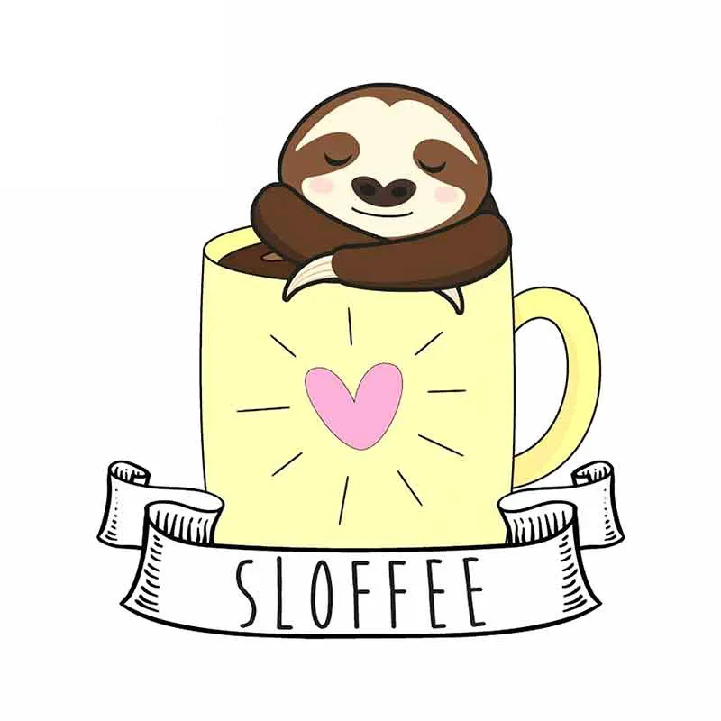 

Sloffee Cartoon Car Sticker Vinyl Auto Accessories Car Window Car Styling Decal PVC 13cm*12cm Cover Scratches Waterproof