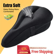 

3D Bike Seat Bicycle Cushion Seat Cover Thick Sponge Breathable Mountain Bike Accessories Comfortable Cycling Saddle Cushion
