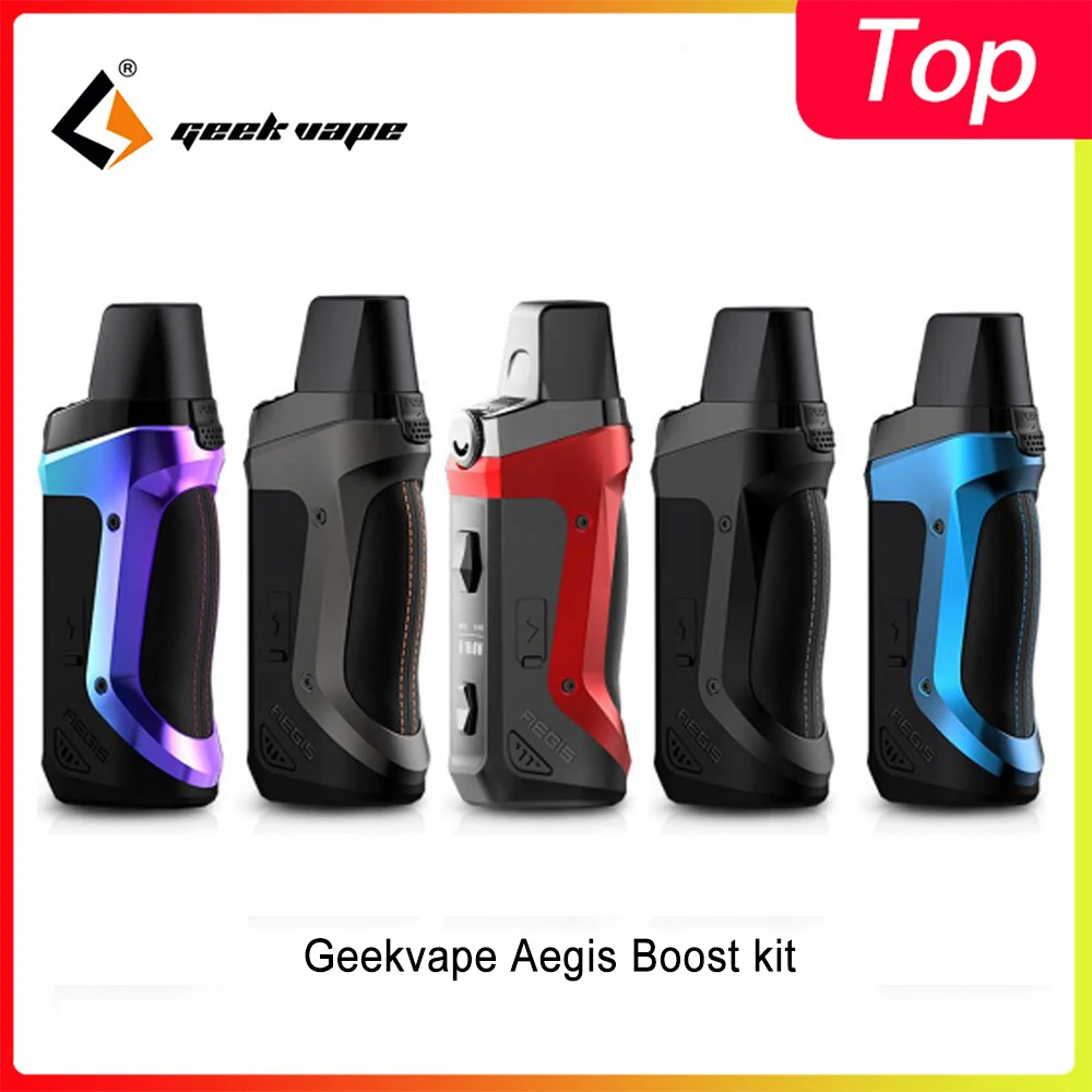 Новинка Geekvape Aegis Boost pod vape kit встроенный аккумулятор 1500 мАч 3 мл атомайзер MTL DTL Vaping