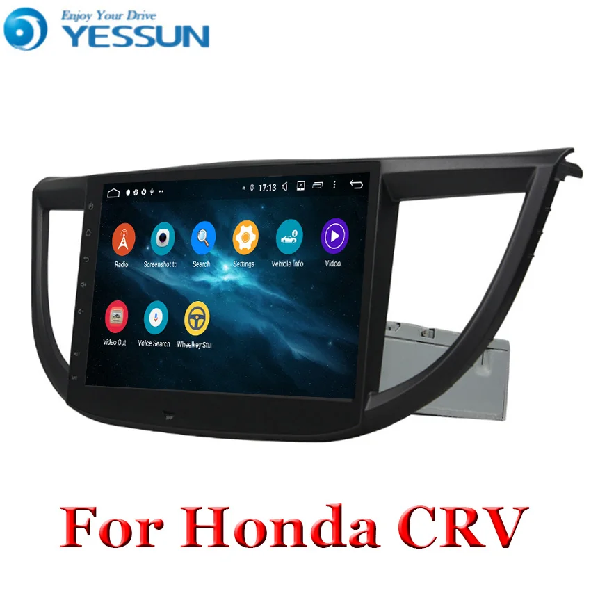 Sale Android 9 4G RAM Octa core DSP Car Radio Multimedia Audio Player Navigation GPS For Honda CRV 2012 2013 2014 2015 2016 3