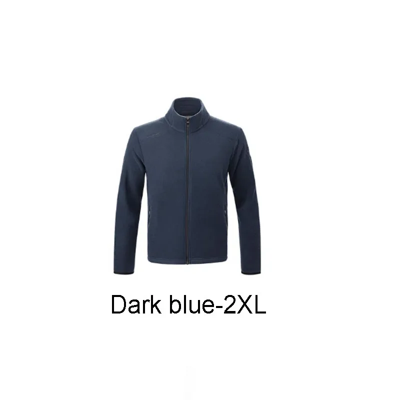 dark blue-XXL Новая мужская водонепроницаемая флисовая куртка Xiaomi Mijia Youpin с 90 точками, легкая и теплая, сухая и не замоченная - Цвет: dark blue-XXL