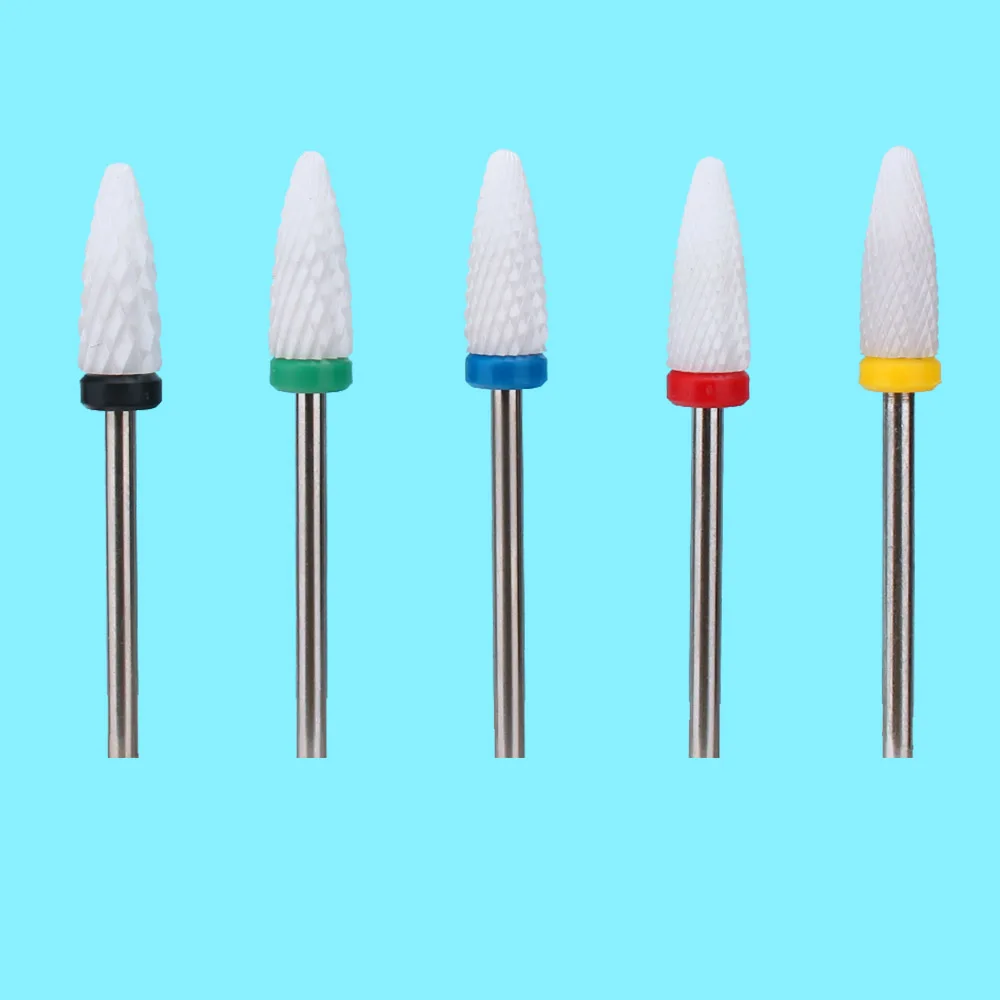 Milling Cutter Nail Drill Bits For Manicure 1pcs Ceramic Electric Burr Machine Accessories