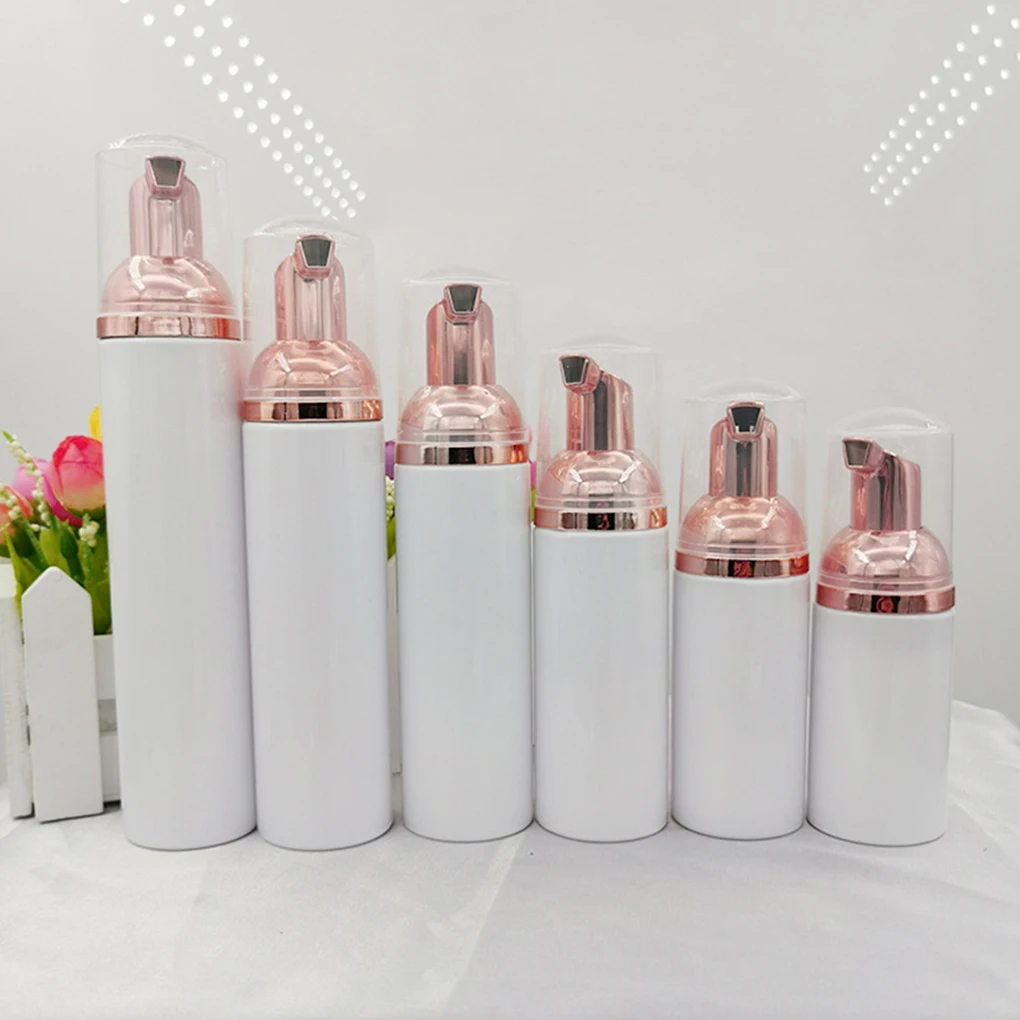 Plastic Foamer Pump Bottle Refillable Empty Cosmetic Bottle Cleanser Soap Dispenser Foam Container 30/50/60/100ml 10pcs