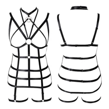 Комплект с бюстгальтером для женщин, асфиксия, упряжь, укороченный топ, раб, Хэллоуин, сексуальное белье, Клубные, вечерние, танцевальные, фестивальный Рейв, одежда