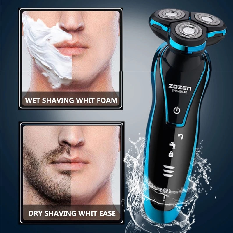 Preise 4 in 1 Wiederaufladbare Elektrische Rasierer Rasieren Maschine Rasierer Bart Trimmer Gesicht Pflege für Männer Elektrische Rasierer Mit Trimmer
