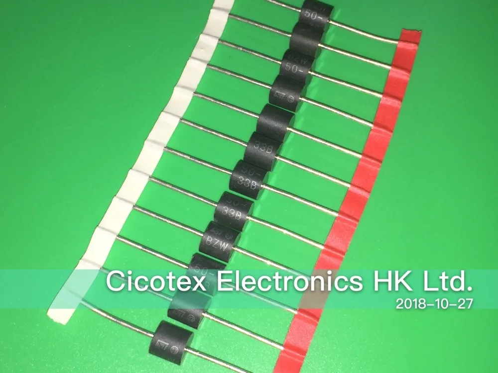 6 Pz/Lotto Bzw50-33B P-600 R-6 Tvs Diode 33 V 76 V R6 Bzw5033B Bzw 50-33B