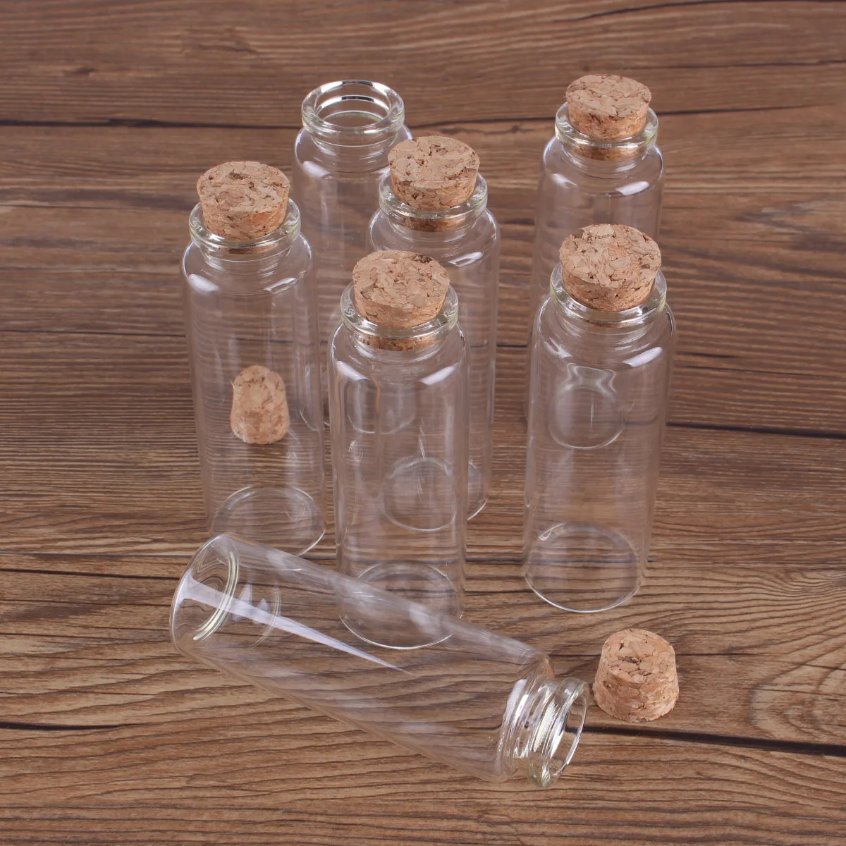 5pcs 45ml 30*90mm Glass Drifting Glass bottle with Cork Lids Potion bottles Jars Wishing bottles for Wedding favors glass bottles storage jar