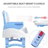 Baby Foldable Dinning Chair Booster Feeding Chair For Babies Childs Booster Seat For Kids 0-3 Year Old ► Photo 2/6